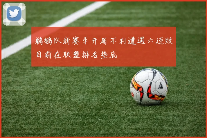 鹈鹕队新赛季开局不利遭遇六连败目前在联盟排名垫底