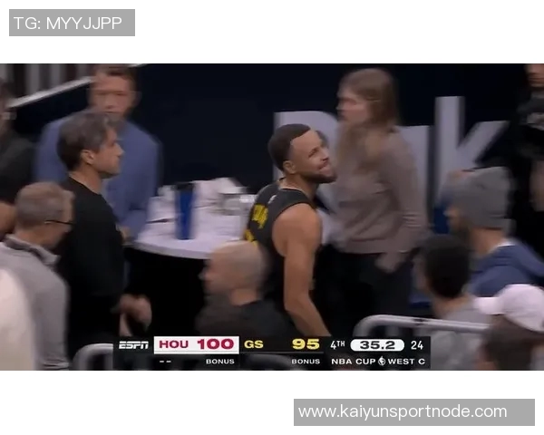 库里第二节狂轰三记三分克林根无奈束手无策太狠了